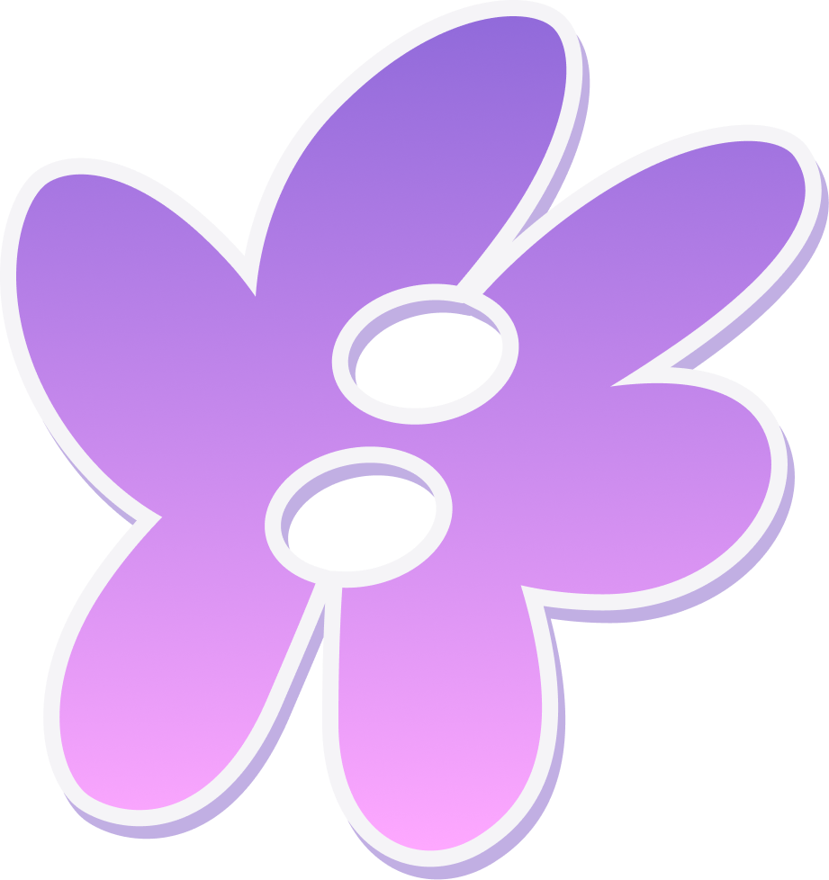 The EventBloom flower logo in colour.
